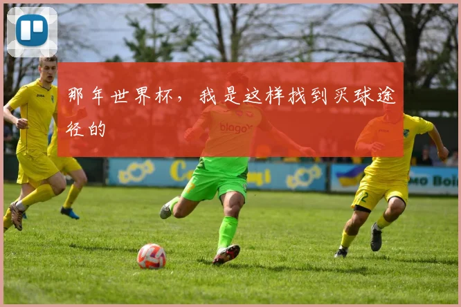 那年世界杯，我是这样找到买球途径的